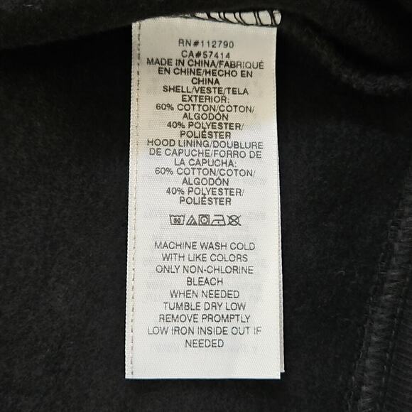 True Religion Full Zip Hoodie Men's XL NWT Black Long Sleeve Gold Sleeve - Picture 13 of 15